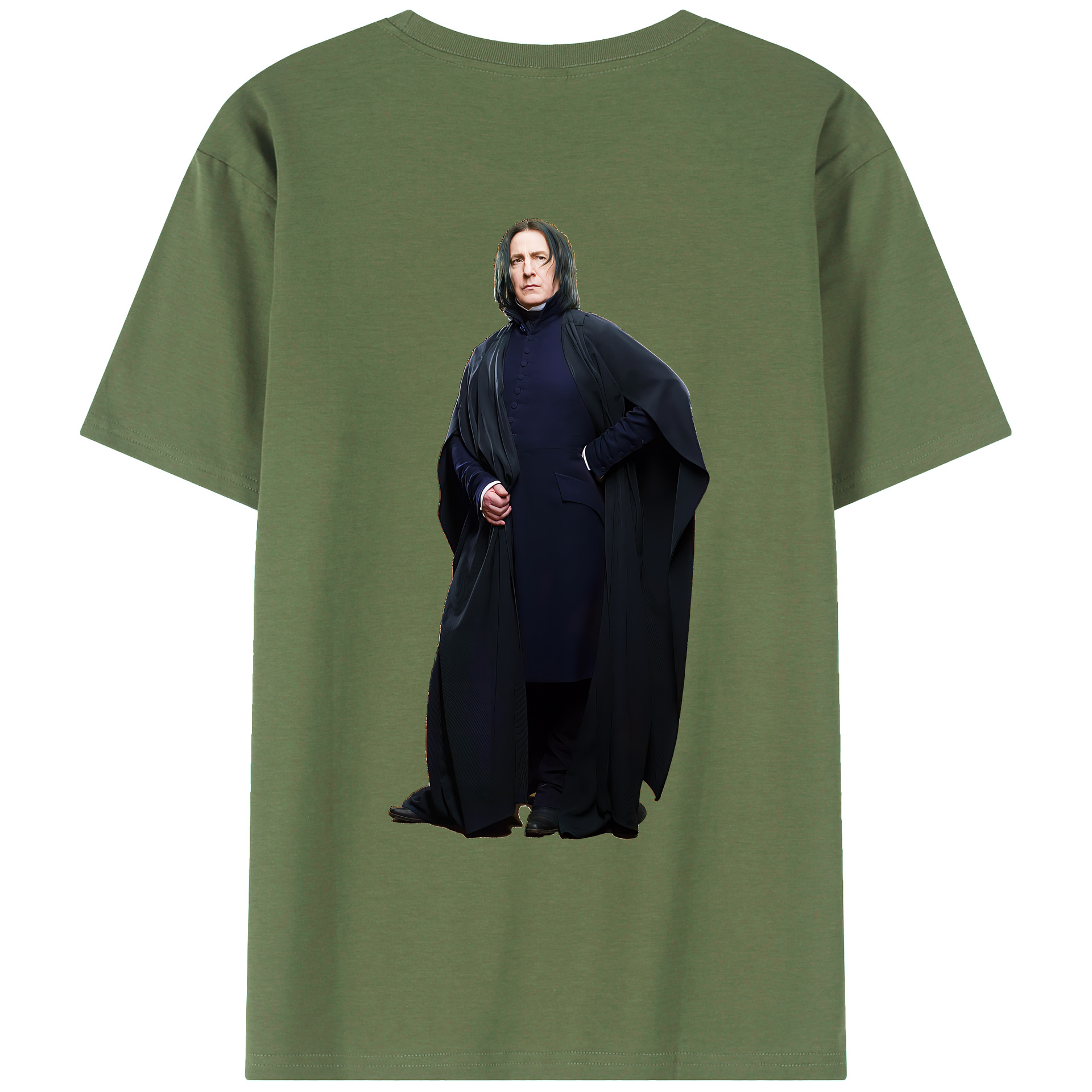 （画像用） Harry Potter ハリー・ポッターシリーズ 綿100％ メンズ半袖Tシャツ（バックプリント） 通気性
